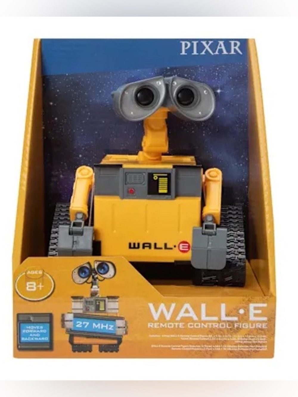 PIXAR WALL•E Remote Control Figure - Yellow and Gray